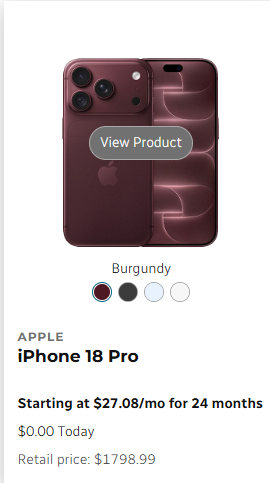 iPhone 18 Pro